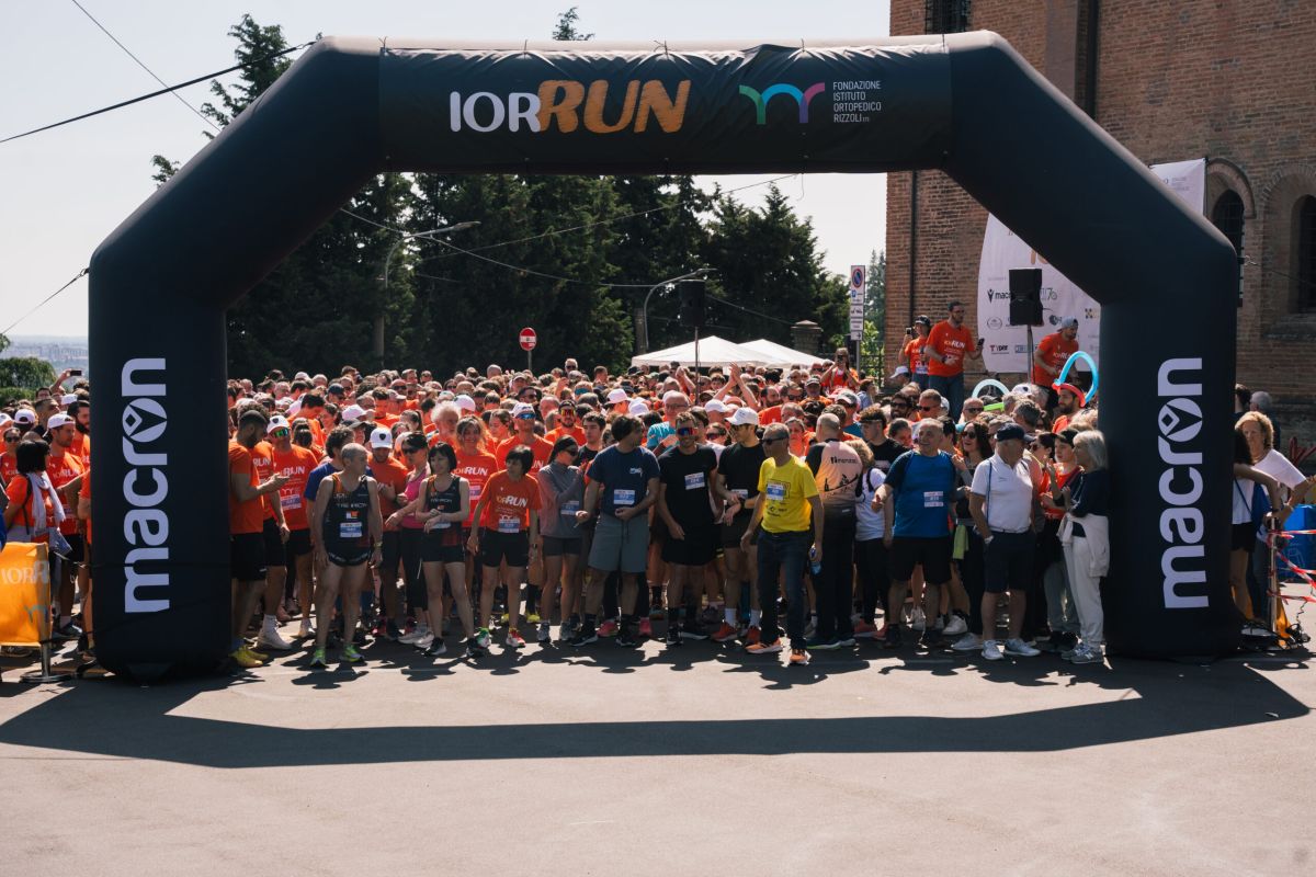 Un fiume arancione a San Michele in Bosco: 1.000 iscritti per la IOR Run