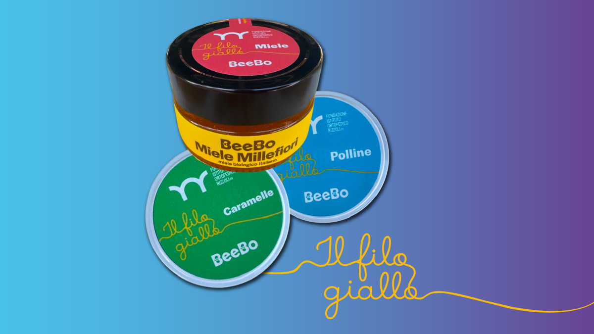 Prodotti solidali BeeBo per Il Filo Giallo – Cura dei sarcomi
